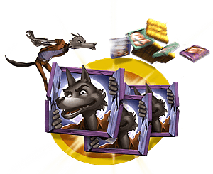 Scatter Free Spins Bonus in Big Bad Wolf